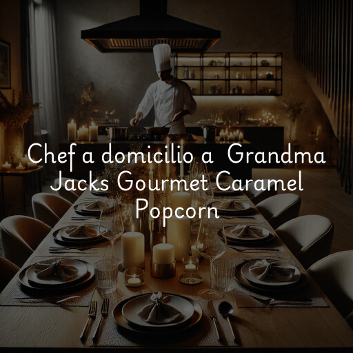 Chef a domicilio a Grandma Jacks Gourmet Caramel Popcorn