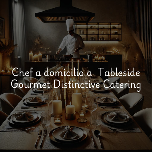 Chef a domicilio a Tableside Gourmet Distinctive Catering