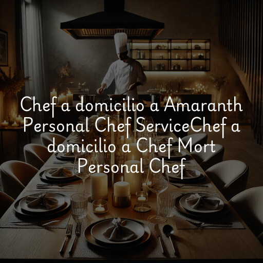 Chef a domicilio a
