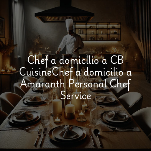 Chef a domicilio a