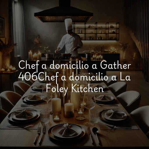Chef a domicilio a