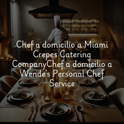 Chef a domicilio a