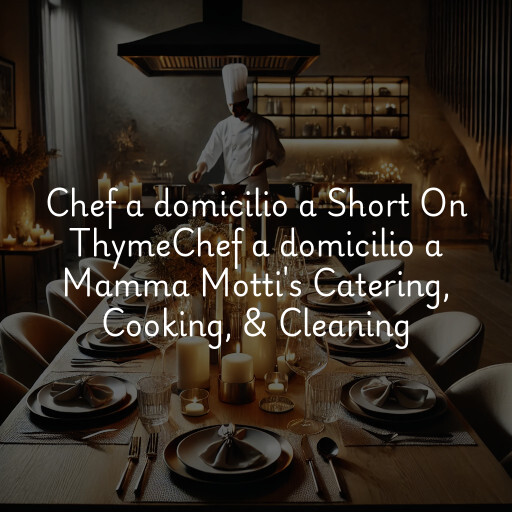 Chef a domicilio a