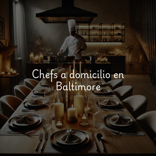 Chefs a domicilio en Baltimore