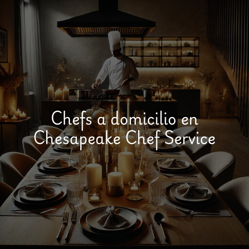 Chefs a domicilio en Chesapeake Chef Service