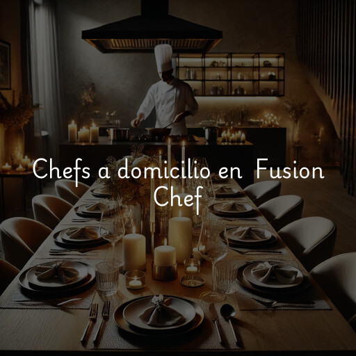 Chefs a domicilio en Fusion Chef