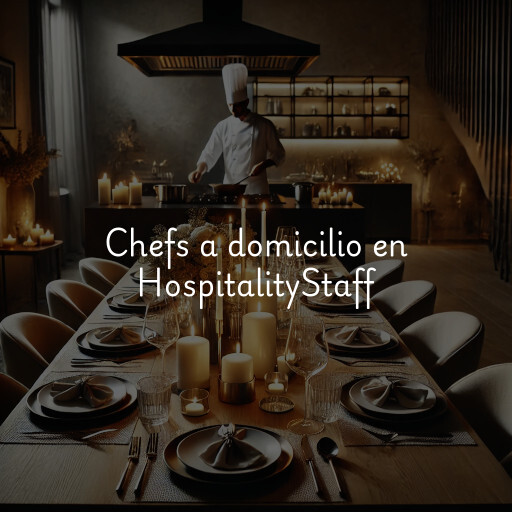 Chefs a domicilio en HospitalityStaff
