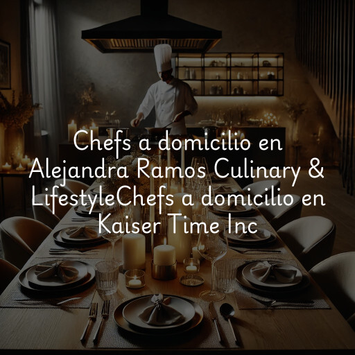 Chefs a domicilio en