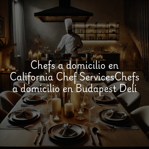 Chefs a domicilio en