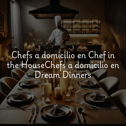 Chefs a domicilio en