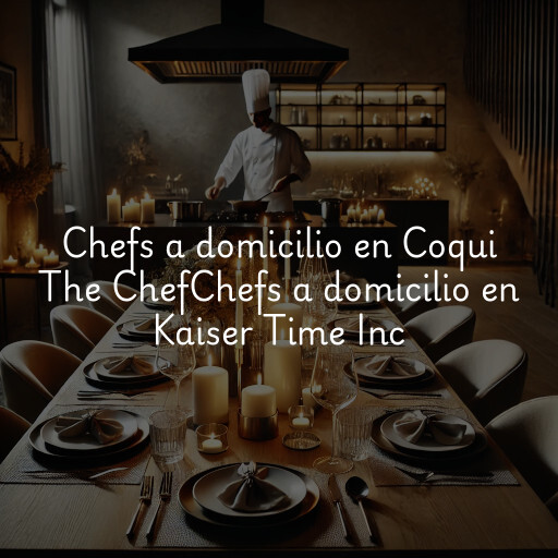 Chefs a domicilio en