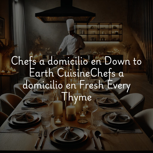 Chefs a domicilio en