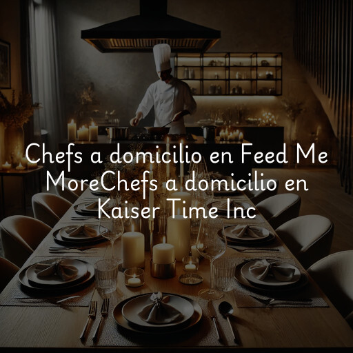 Chefs a domicilio en