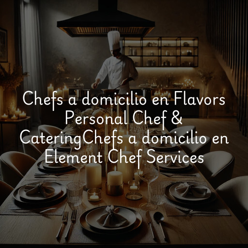 Chefs a domicilio en
