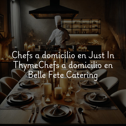 Chefs a domicilio en