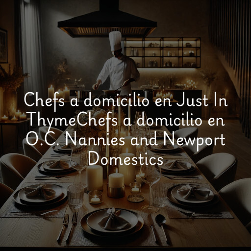 Chefs a domicilio en
