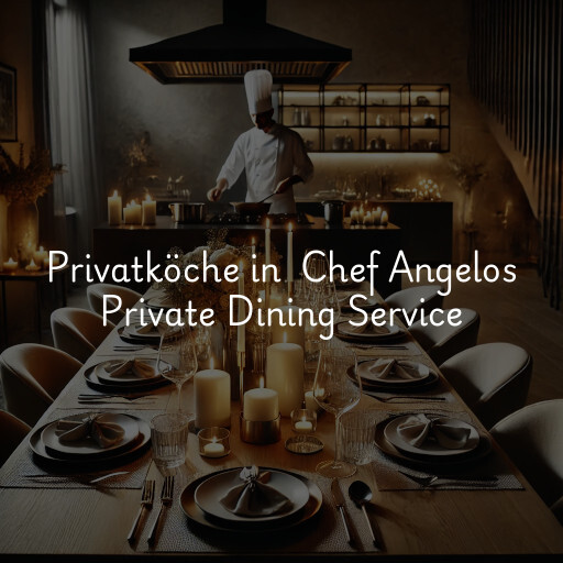Privatköche in Chef Angelos Private Dining Service